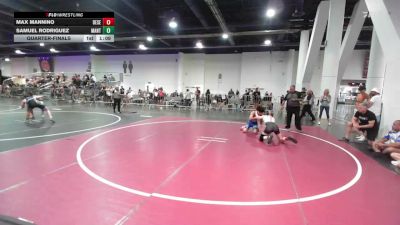 137 lbs Quarterfinal - Max Mannino, Desert Oasis vs Samuel Rodriguez, Mantanona TC