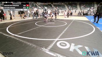 67 lbs Rr Rnd 3 - Gracelynn Pinkston, Pocola Youth Wrestling vs Autumn Brigge, Mojo Grappling Academy
