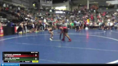 134-137 lbs Round 2 - Leygasi Johnson, Exploradories vs Taylor Ahlman, Battle Creek Elite