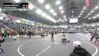 43 lbs Quarterfinal - Giovanni Verderaime, High Elevation vs Cashton Schmalz, Colorado Hammers