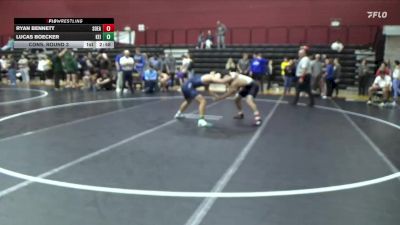 157 lbs Cons. Round 3 - Ryan Bennett, Southeastern vs Lucas Boecker, Keiser University