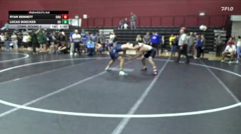 157 lbs Cons. Round 3 - Ryan Bennett, Southeastern vs Lucas Boecker, Keiser University