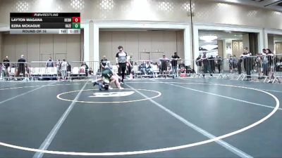 100 lbs Round Of 16 - Layton Magana, Redwood WC vs Ezra Mckague, Hazen WC