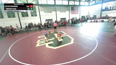 100-110 lbs Champ. Round 1 - Trevor Cole, Mexico vs Coltin Hartman, Unattached
