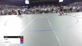 100 lbs Rnd Of 32 - Case Bell, Indiana vs Gabriel Rogers, North Carolina