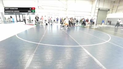 157 lbs Champ. Round 2 - Grey Hamilton, Evanston Elite vs Augustus Zerga, Challis Blackheart Wrestling Club