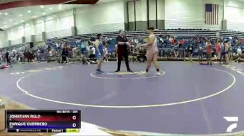 285 lbs Quarterfinal - Jonathan Rulo, IL vs Enrique Guerrero, OH