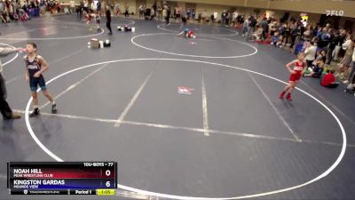 77 lbs Quarterfinal - Noah Hill, Peak Wrestling Club vs Kingston Gardas, Mounds View