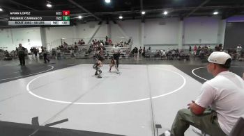 58 lbs Consi Of 16 #2 - Avian Lopez, Hotshots Wrestling vs Frankie Carrasco, Tucson Cyclones