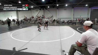 58 lbs Consi Of 16 #2 - Avian Lopez, Hotshots Wrestling vs Frankie Carrasco, Tucson Cyclones