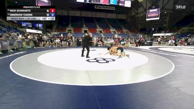 157 lbs Cons. Quarters - Nick Schwartz, NJ vs Emerson Tjaden, KS