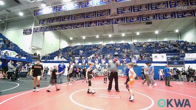 67 lbs Consi Of 4 - Connor Freeman, Tonkawa Takedown Club vs Kordell Burns, Perkins