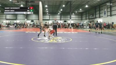 113 lbs Allday - Brody Gray, HEAVY HITTING HAMMERS vs Danny McDermott, UNION PINES