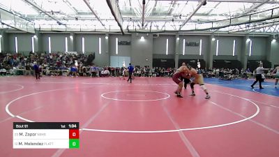 215 lbs Round Of 32 - Michael Zapor, New Britain vs Michael Melendez, Platt