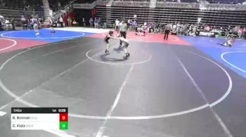 54 lbs 5th Place - BrocLee Butman, Columbia WC vs Chris Klotz, Kremmling Lil Mustangs