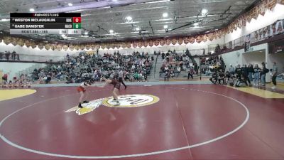 165 lbs Cons. Semi - Gabe Banister, Natrona County vs Weston McLaughlin, Riverton