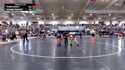 Girls 114 lbs Quarterfinal - Ayden Schultz, Ooltewah High School vs Johanna Pantojas, Riverdale High School