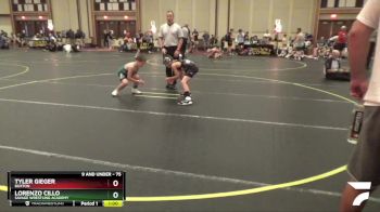 75 lbs 5th Place Match - Tyler Gieger, Buxton vs Lorenzo Cillo, Savage Wrestling Academy