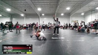 70 lbs Round 2 - Will Smith, Carolina Reapers vs Liam Hoeft, Mighty Warriors Wrestling Acad