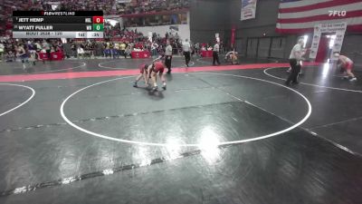 120 lbs Quarterfinal - Jett Hemp, NGL vs Wyatt Fuller, Wisconsin Rapids