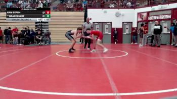 120 lbs Champ. Round 1 - Bradyn Gist, Columbia City vs Kam Stash, Crown Point