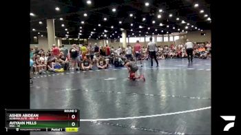 75 lbs Round 3 (6 Team) - Aviyahn Mills, RWA vs Asher Abidean, Alabama Elite - Red