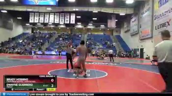 141 lbs Cons. Round 4 - Brady Hoshino, California Baptist,-Unattached vs Dwayne Guerrero, Menlo