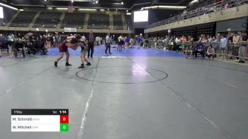 171 lbs Semifinal - Max Schmidt, Pasadena vs William Mitchell, Fairfax