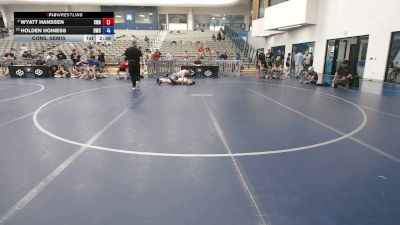 215 lbs Cons. Semis - Wyatt Hanssen, Sanderson Wrestling Academy vs Holden Hoiness, Billings Wrestling Club