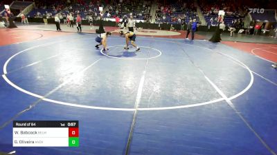 157 lbs Round Of 64 - Will Babcock, Belmont vs Gavin Oliveira, Andover