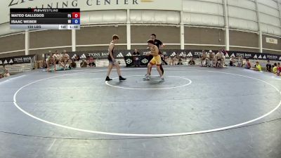 120 lbs Mateo Gallegos, Pennsylvania vs Isaac Weber, Wisconsin