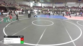 40 lbs Quarterfinal - Cruz Montez, Steel City Reloaded WC vs Mya Ford-Burke, Adams City