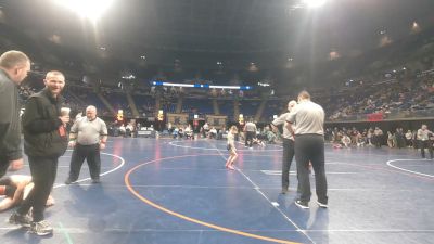 60 lbs Quarterfinal - Adelyn Bogert, Bald Eagle Area vs Scarlett Mckeown, Wilkes-Barre