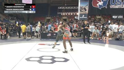 144 lbs 5th Place Match - Adante Washington, Illinois vs Mason DesRochers, Washington