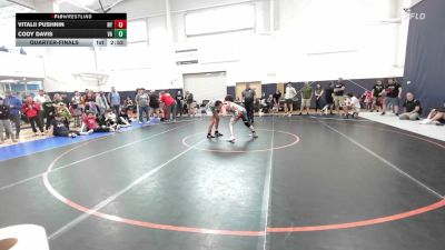 138 lbs Quarterfinal - Vitalii Pushnin, NY vs Cody Davis, VA