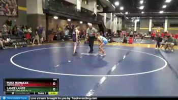 100 lbs Round 1 (6 Team) - Maya Humlicek, FEWTeamIowa vs Lanee Lange, Western Iowa Alpacas