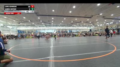 144 lbs Champ. Round 2 - Luke Johnson, Unattached vs James Onyski, Unattached