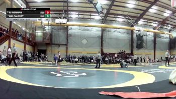 215 lbs Cons. Round 3 - Kai Calcutt, Loyola Academy vs Ej German, Brecksville