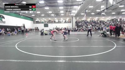 150 lbs Champ. Round 1 - Kieran Akerson, AMDG vs Jaxon Mitchell, Tironook Wrestling Club