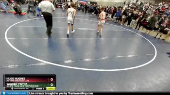 96 lbs Cons. Round 4 - Walker Vieyra, Kansas Young Guns Wrestling Club vs Hugo Hughes, Big Game Wrestling Club