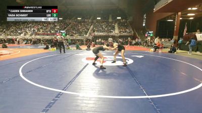 120 lbs Champ. Round 1 - Vada Schmidt, Lovell vs Caden Simianer, Upton