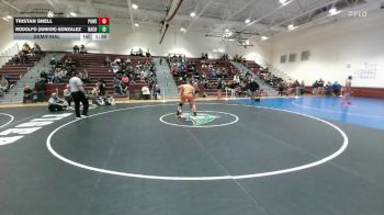 215 lbs Semifinal - Rodolfo (Junior) Gonzalez, Natrona County vs Tristan Snell, Powell