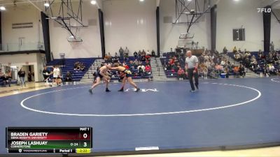 165 lbs Cons. Round 1 - Braden Gariety, Siena Heights University vs Joseph Lashuay, Cornerstone