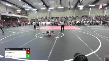 57 lbs Rr Rnd 3 - Demetrius Lopez, Brighton Wrestling Club vs Aria Nunez, Takedown Elite