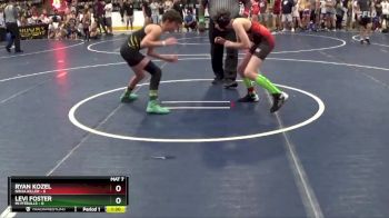 100 lbs Round 1 (4 Team) - Ryan Kozel, Ninja Killer vs Levi Foster, MI Pitbulls