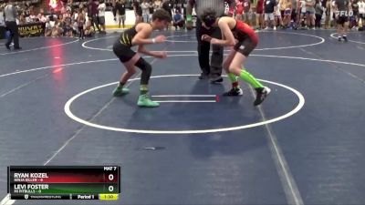 100 lbs Round 1 (4 Team) - Ryan Kozel, Ninja Killer vs Levi Foster, MI Pitbulls