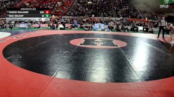 4A 138 lbs Cons. Round 2 - Mac Belnap, Snake River vs Kason Williams, Sugar-Salem