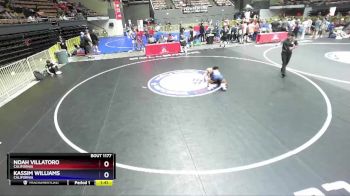 138 lbs Champ. Round 2 - Noah Villatoro, California vs Kassim Williams, California