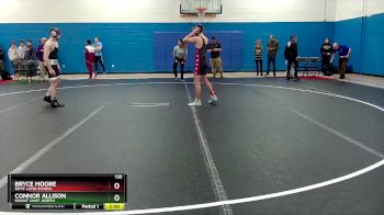 132 lbs Champ. Round 1 - Connor Allison, Mount Saint Joseph vs Bryce Moore, Boys` Latin School