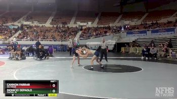 D1-106 lbs Cons. Semi - Cannon Farrar, Gila Ridge vs Dionicio DePaolo, Casteel HS